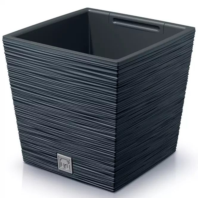 Kvetináč Furu štvorec Low 240 – antracit