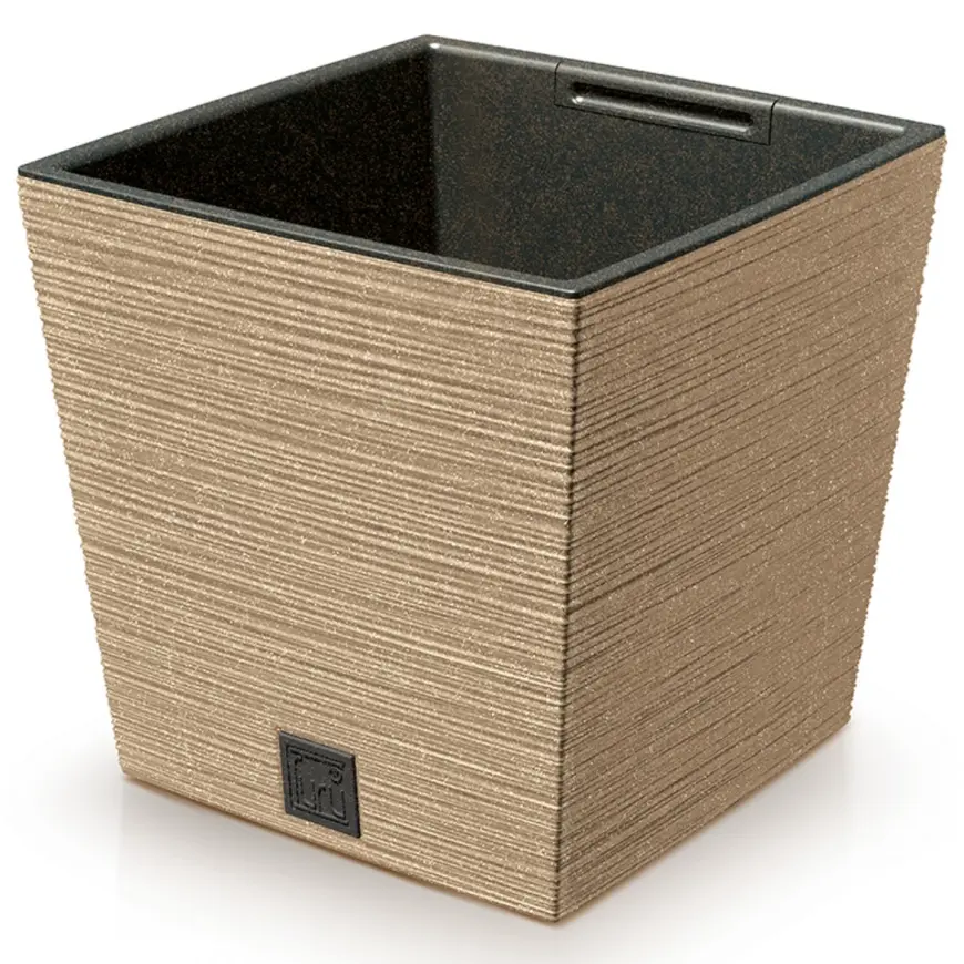 Kvetináč Furu štvorec  Low Eco Wood 240 – natura eco