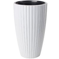 Kvetinač Mika Slim 30 biely