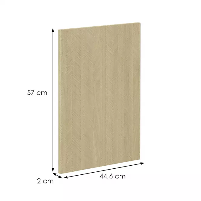 Dvierka na umývačku SCANDI jedľa/antracitová 570x446