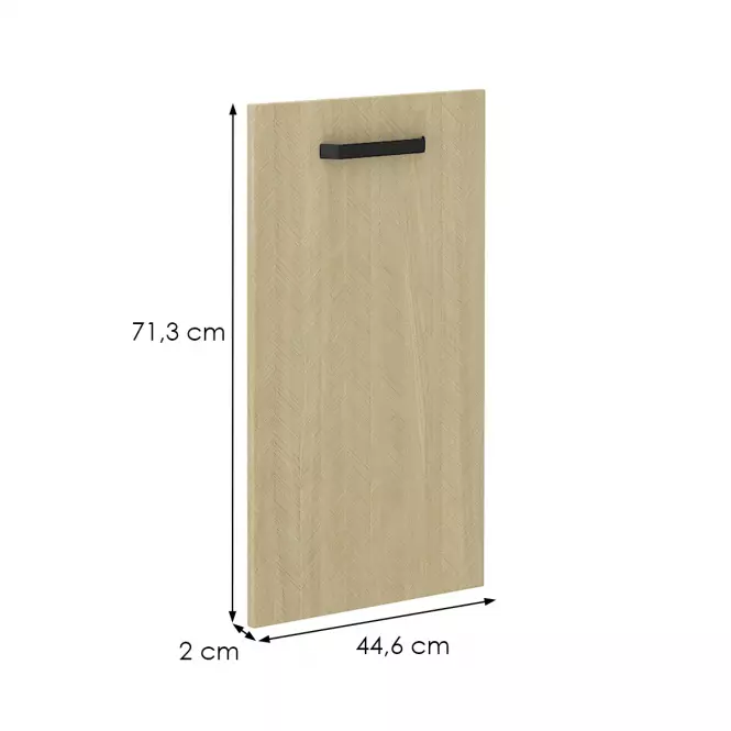 Dvierka na umývačku SCANDI jedľa/antracitová 713x446