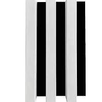 Dekoračný lamelový panel MDF/HDF Biely 41x190x2750