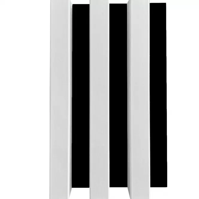 Dekoračný lamelový panel MDF/HDF Biely 41x190x2750