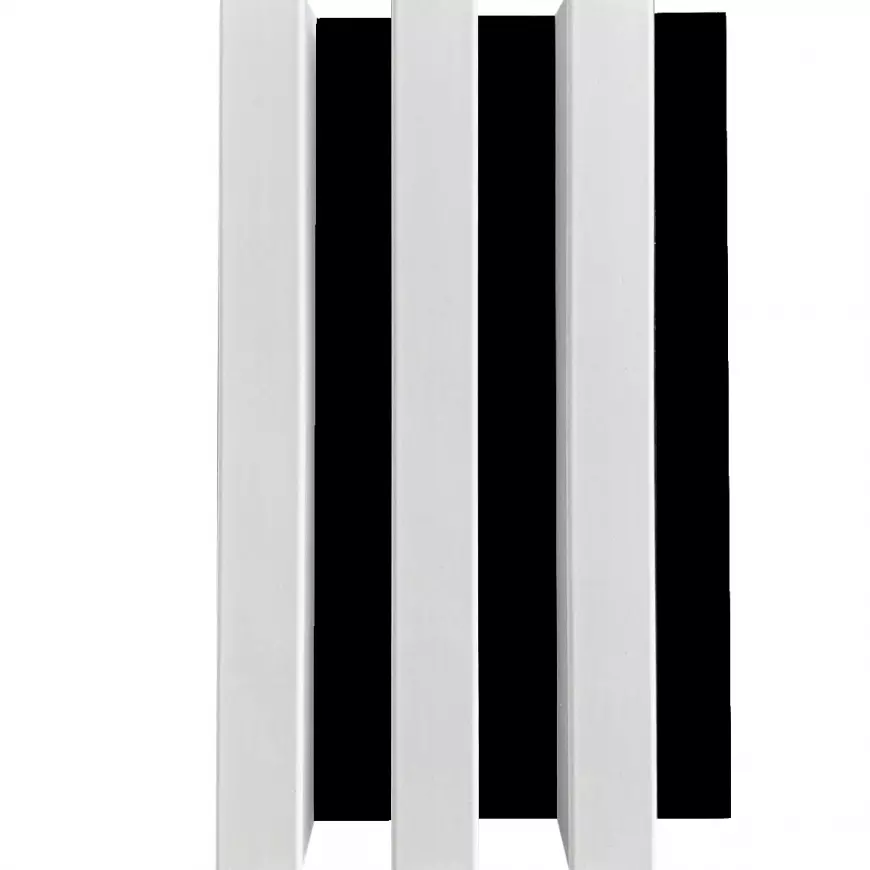 Dekoračný lamelový panel MDF/HDF Biely 41x190x2750
