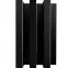 Dekoračný lamelový panel MDF/HDF čierny mat 41x190x2750