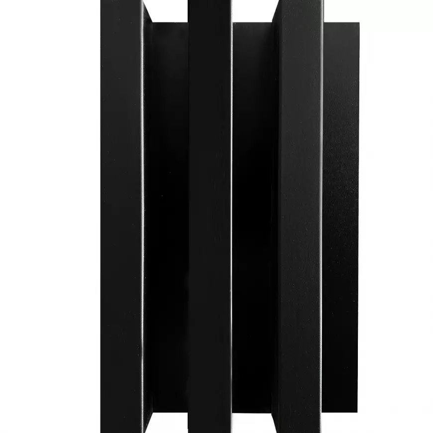 Dekoračný lamelový panel MDF/HDF čierny mat 41x190x2750