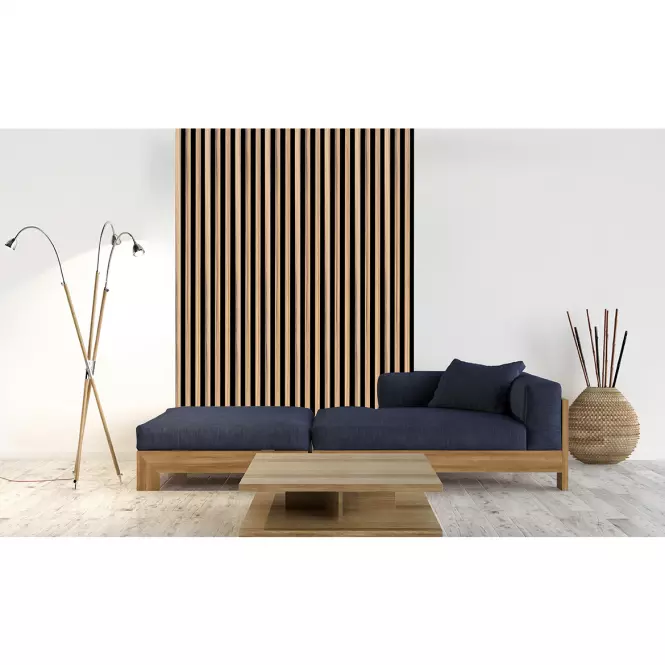 Dekoračný lamelový panel MDF/HDF Dub Catania 41x190x2750,4