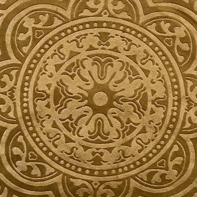 Obliečka Orient Velvet horčica 43x43 Merkury Home