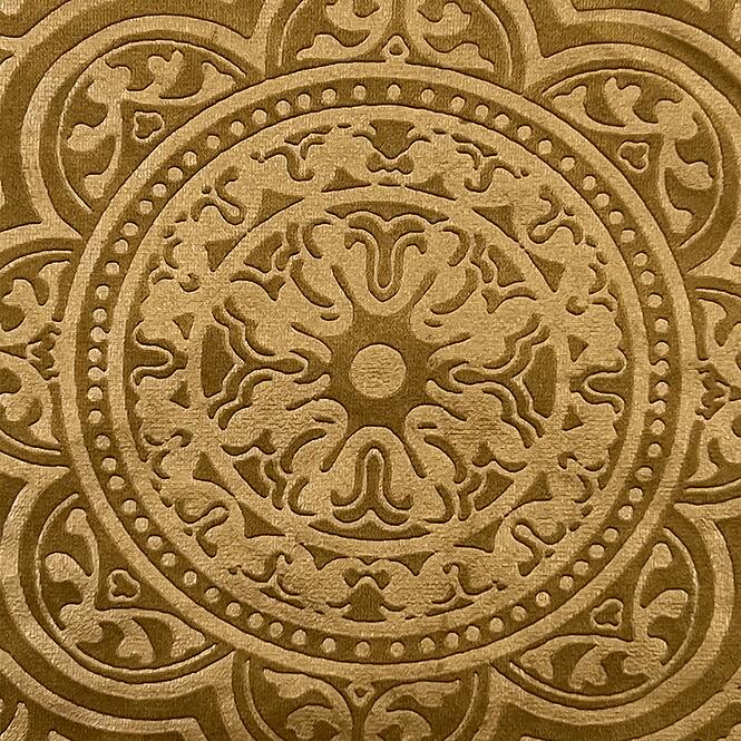 Obliečka Orient Velvet horčicová 43x43 Merkury Home