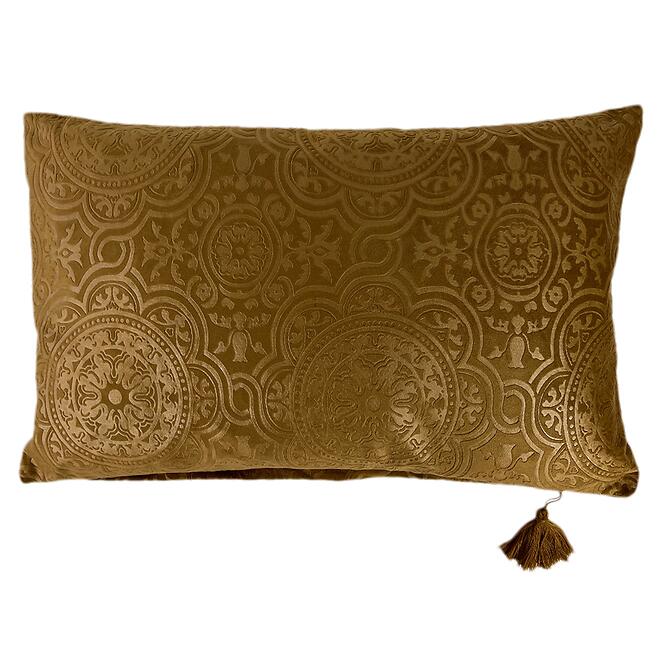 Obliečka Orient Velvet horčicová 30x50 Merkury Home