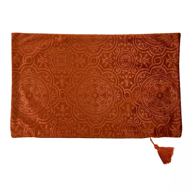 Obliečka Orient Velvet oranžový 30x50 Merkury Home,3