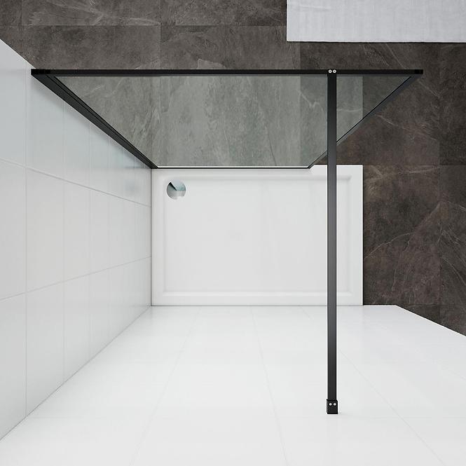 Sprchová stena Walk-In Tiz 120x195 black,8