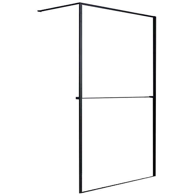 Sprchová stena Walk-In Rest 120x195 black