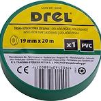 DREL Izolačná páska PVC zelená 19mm x 0,18mm x 20m