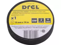 Drel Izolačná páska z vlákna do 380 V 18 mm x 10 m čierna