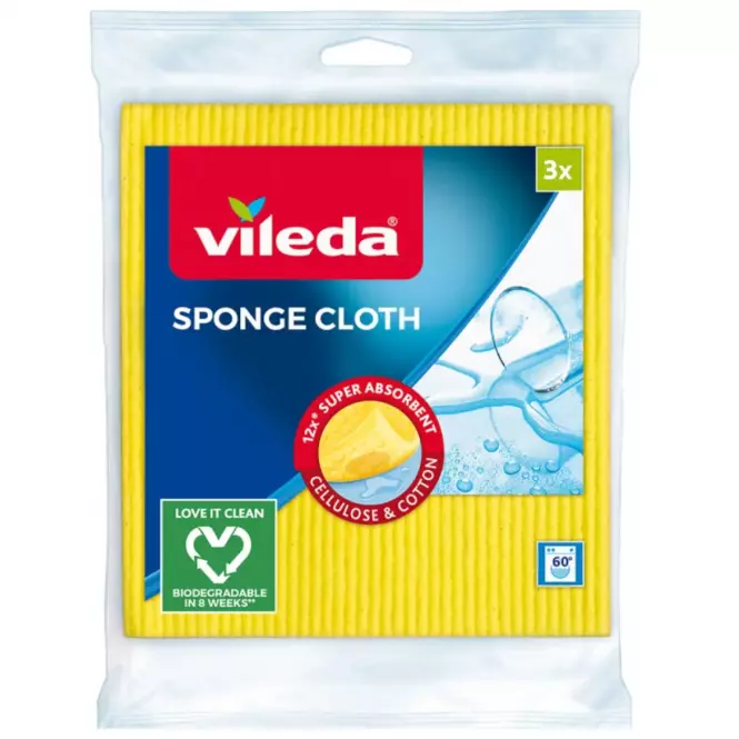 Špongiová handrička VILEDA 3 ks
