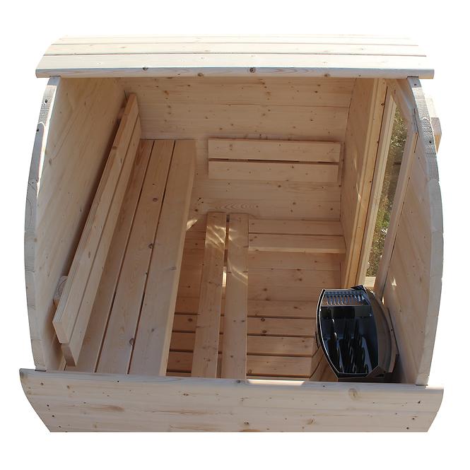 Sudová sauna 1,5 m + pec Sentiotec 100 6 kW