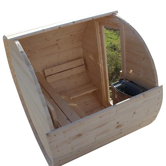 Sudová sauna 1,5 m + pec Sentiotec 100 6 kW