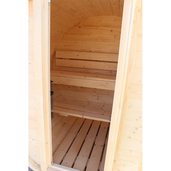Sudová sauna 1,5 m + pec Sentiotec 100 6 kW