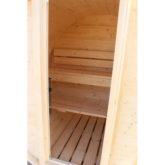 Sudová sauna 1,5 m + pec Sentiotec 100 6 kW,7