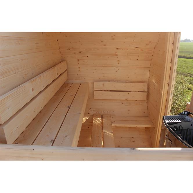 Sudová sauna 1,5 m + pec Sentiotec 100 6 kW