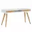 Toaletný stolík 9612 120x45x75 prírodný/biela