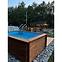 Drevený záhradný bazén 3x2 m,5