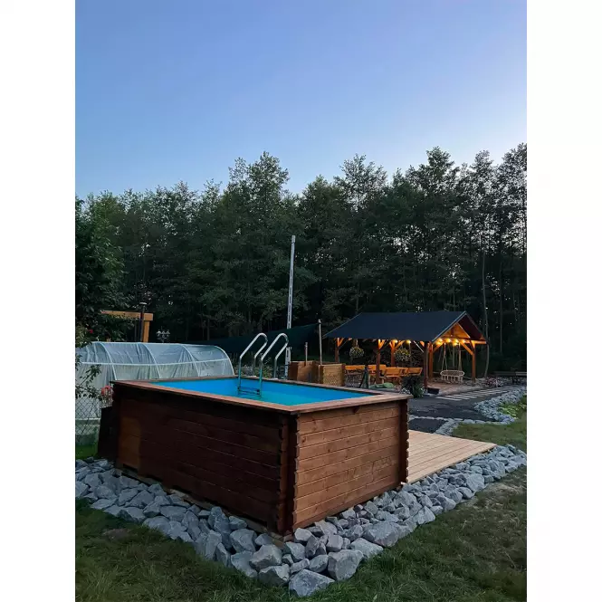 Drevený záhradný bazén 3x2 m