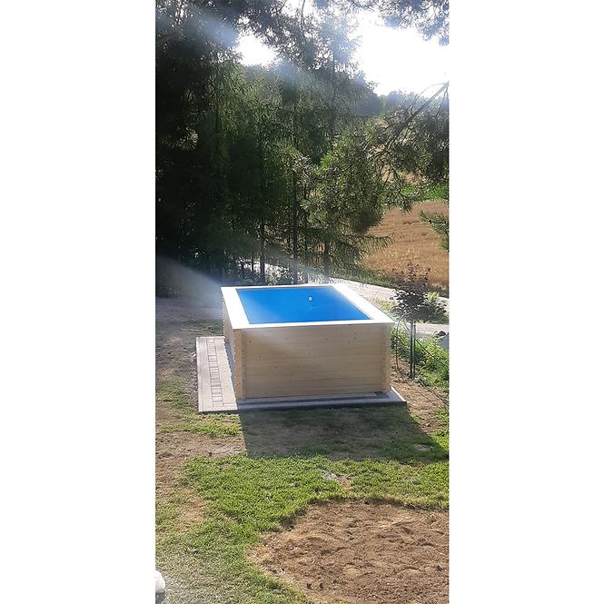 Drevený záhradný bazén 4x2 m