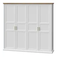 Skriňa 4d Tara p4/ta white/pacific walnut
