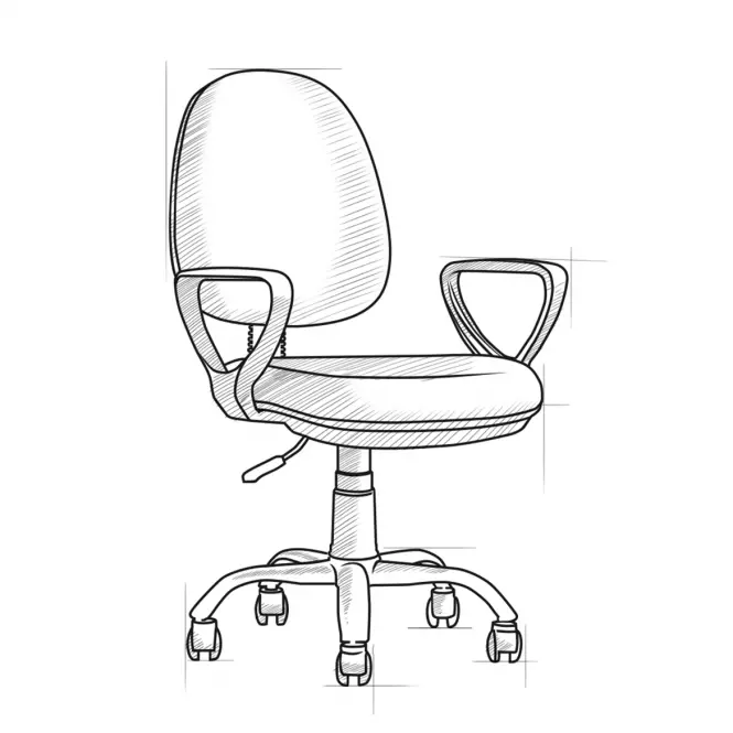 Kancelárske kreslo Flint C205 black/chrom,3