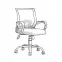 Kancelárske kreslo Cyrus C104 black/chrom,2