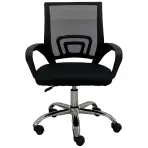 Kancelárske kreslo Cyrus C104 black/chrom
