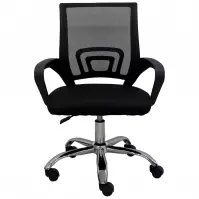 Kancelárske kreslo Cyrus C104 black/chrom