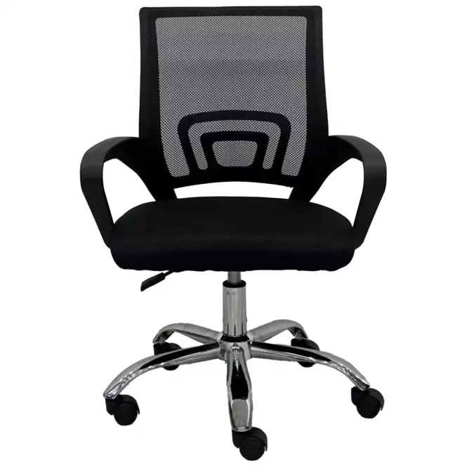 Kancelárske kreslo Cyrus C104 black/chrom