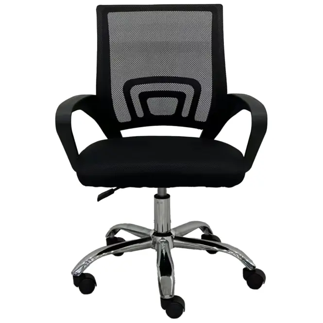 Kancelárske kreslo Cyrus C104 black/chrom
