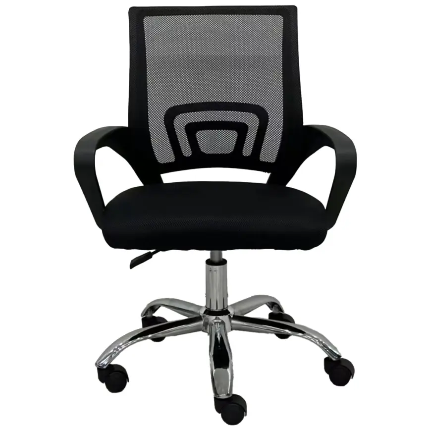 Kancelárske kreslo Cyrus C104 black/chrom