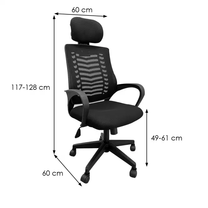 Kancelárske kreslo Hesper C509 black,2