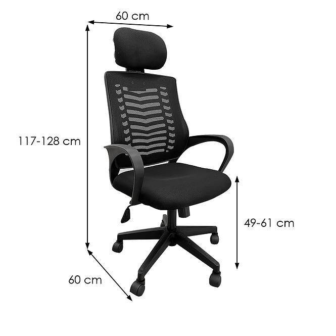 Kancelárske kreslo Hesper C509 black,2