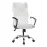 Kancelárske kreslo Mizar 2501 biela/chróm