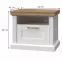 Nočný stolík Tara ns1/ta white/pacific walnut,2