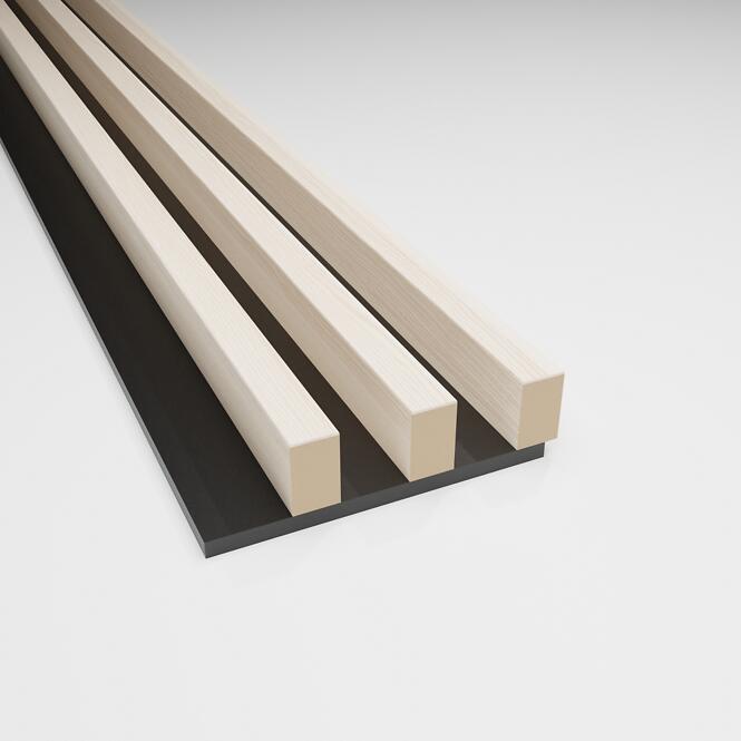 Akustické panely lamelové 3D na plsti Jasen 137x260 mm