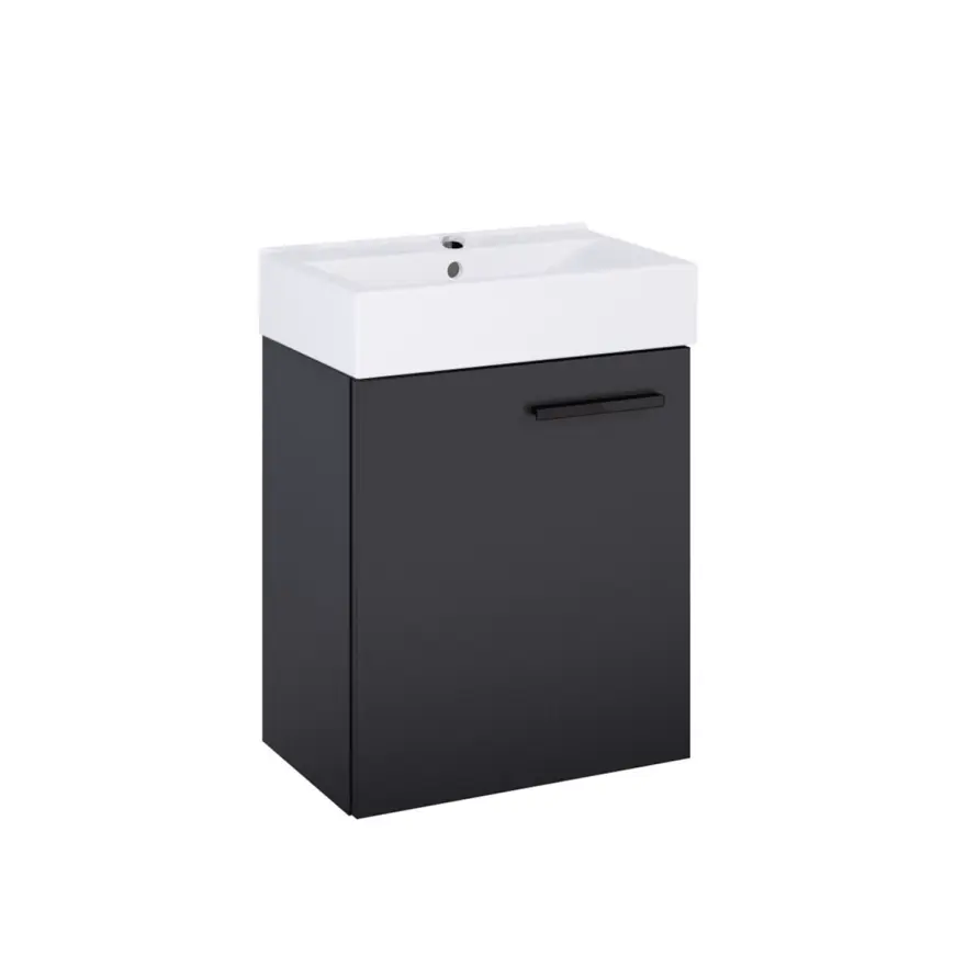 Kúpeľňová Zostava Mini 45 Čierna Matt Úchyt Čierna Matt