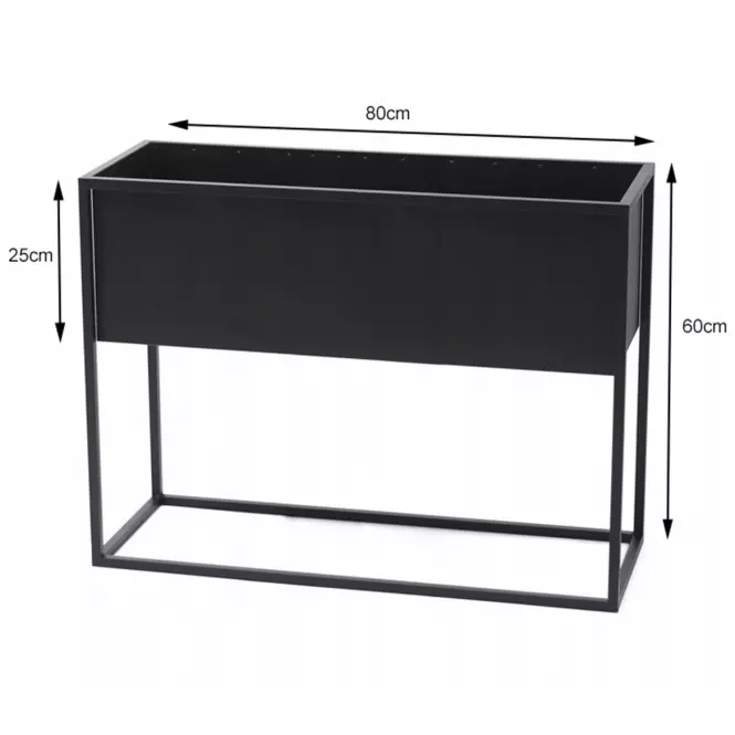 Kvetináč box Cubo 60x80x30,2