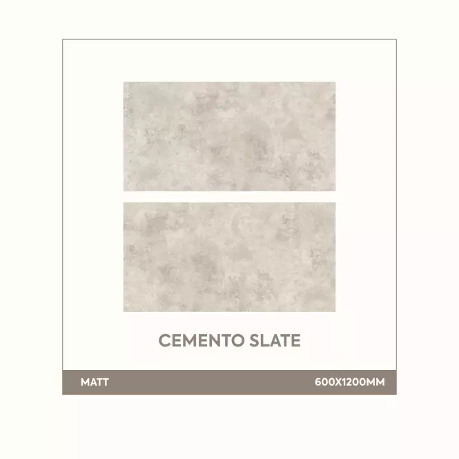 Gresova dlažba Cemento Slate Mat Rekt 60/120,4