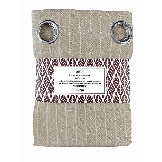 Záclona na priechodkách ARIA polyester béžová 140x160 Merkury Home