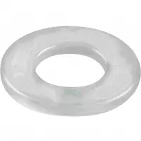 Podložky plastové biele 6,4x12x1,6mm