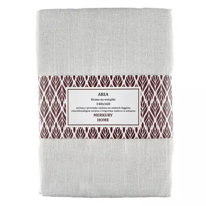 Záclona na šnurovanie ARIA polyester ecru 140x160 Merkury Home