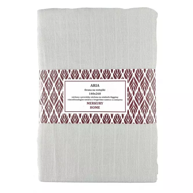Záclona na šnurovanie ARIA polyester ecru 140x260 Merkury Home