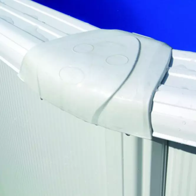 Biely okrúhly oceľový bazén FIDJI 4.6X1.2M KIT460ECO GRE,6